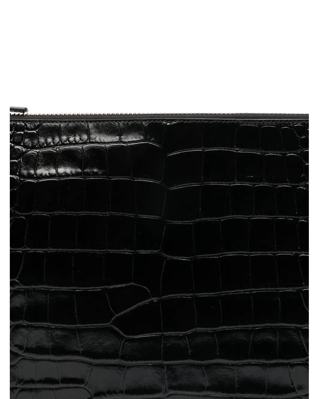 Bolso de mano texturizado Tom Ford de hombre de color Black