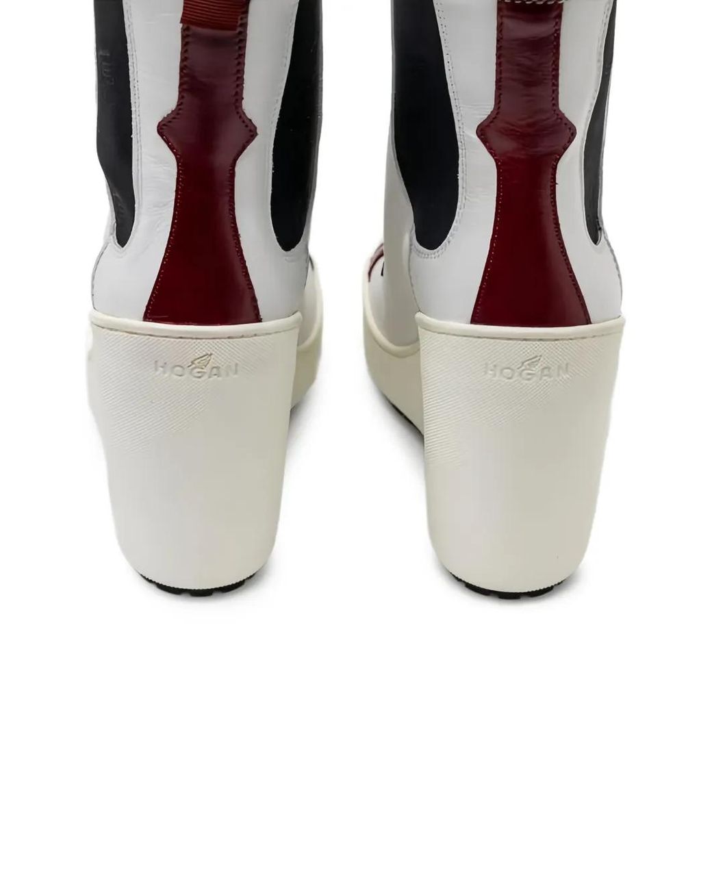 Bottines Compensées À Lacets Hogan en coloris White
