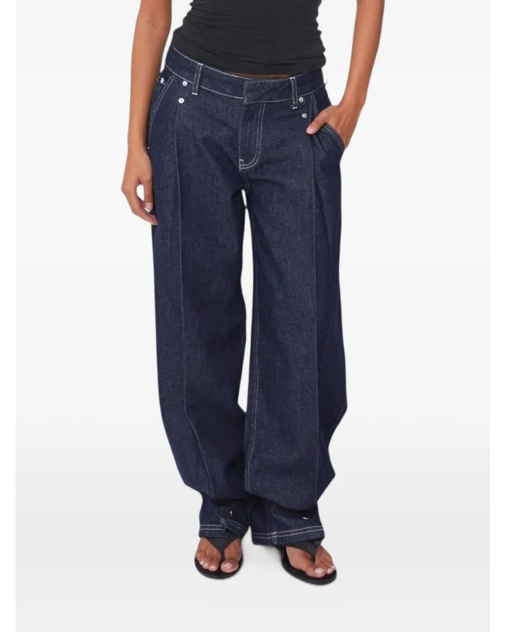 Peachy Den Blue Lita Tailored Jeans