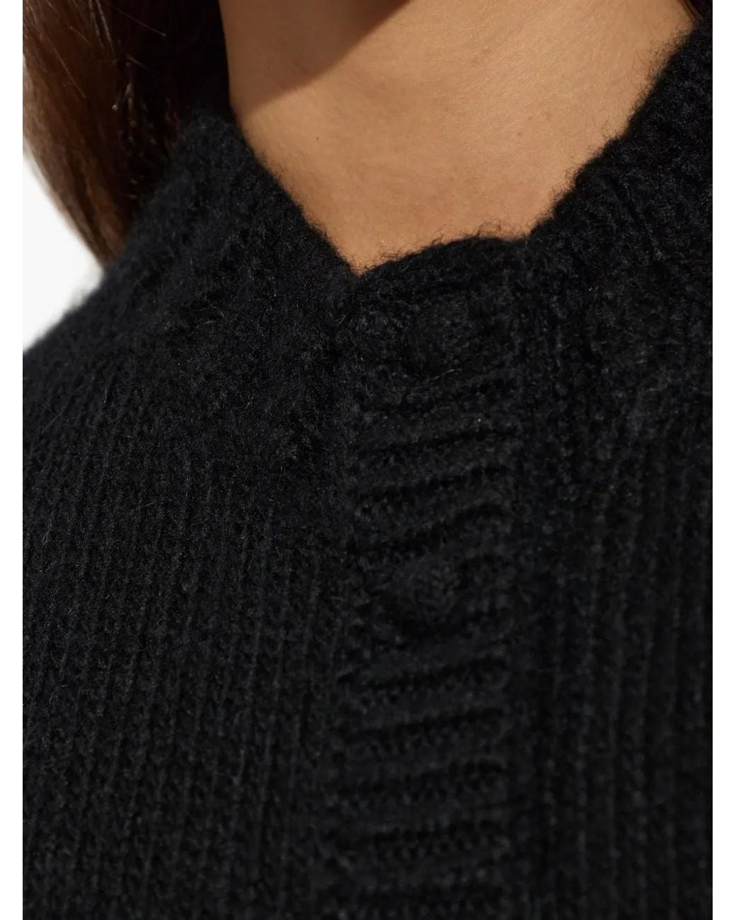 Moncler Black Cable-Knit Logo-Patch Cardigan