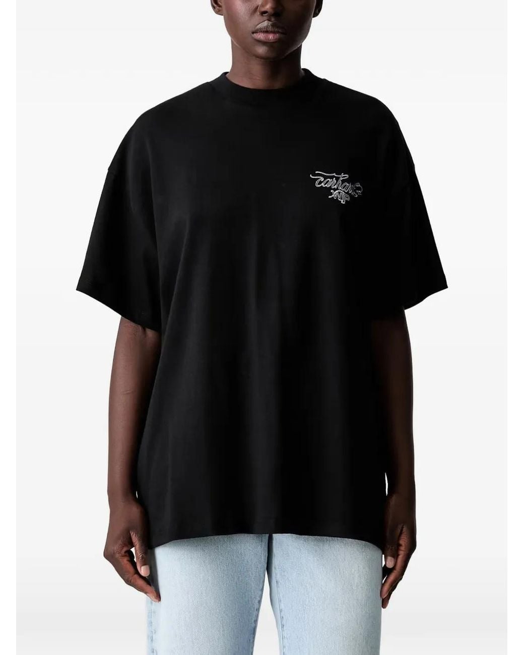 Carhartt Black S/S Julia Klenovsky Graphic-Print T-Shirt