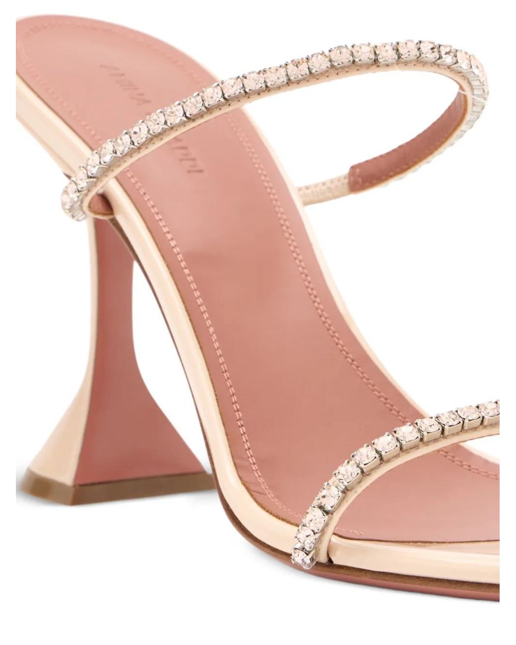 AMINA MUADDI White 95Mm Gilda Heeled Sandals