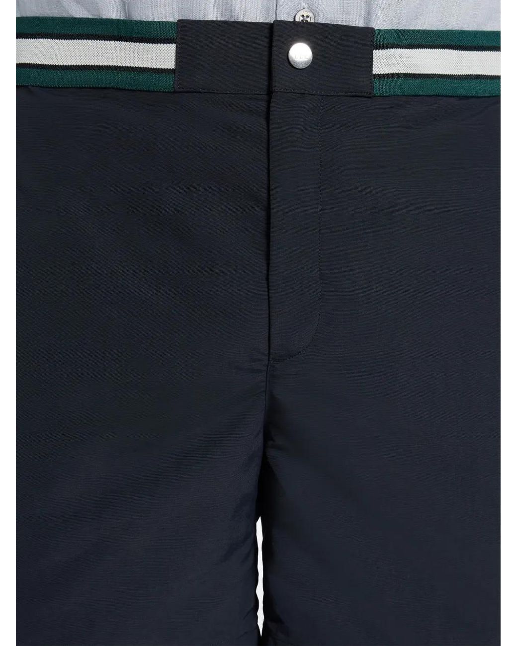 CHE Blue Striped-Waistband Deck Shorts for men