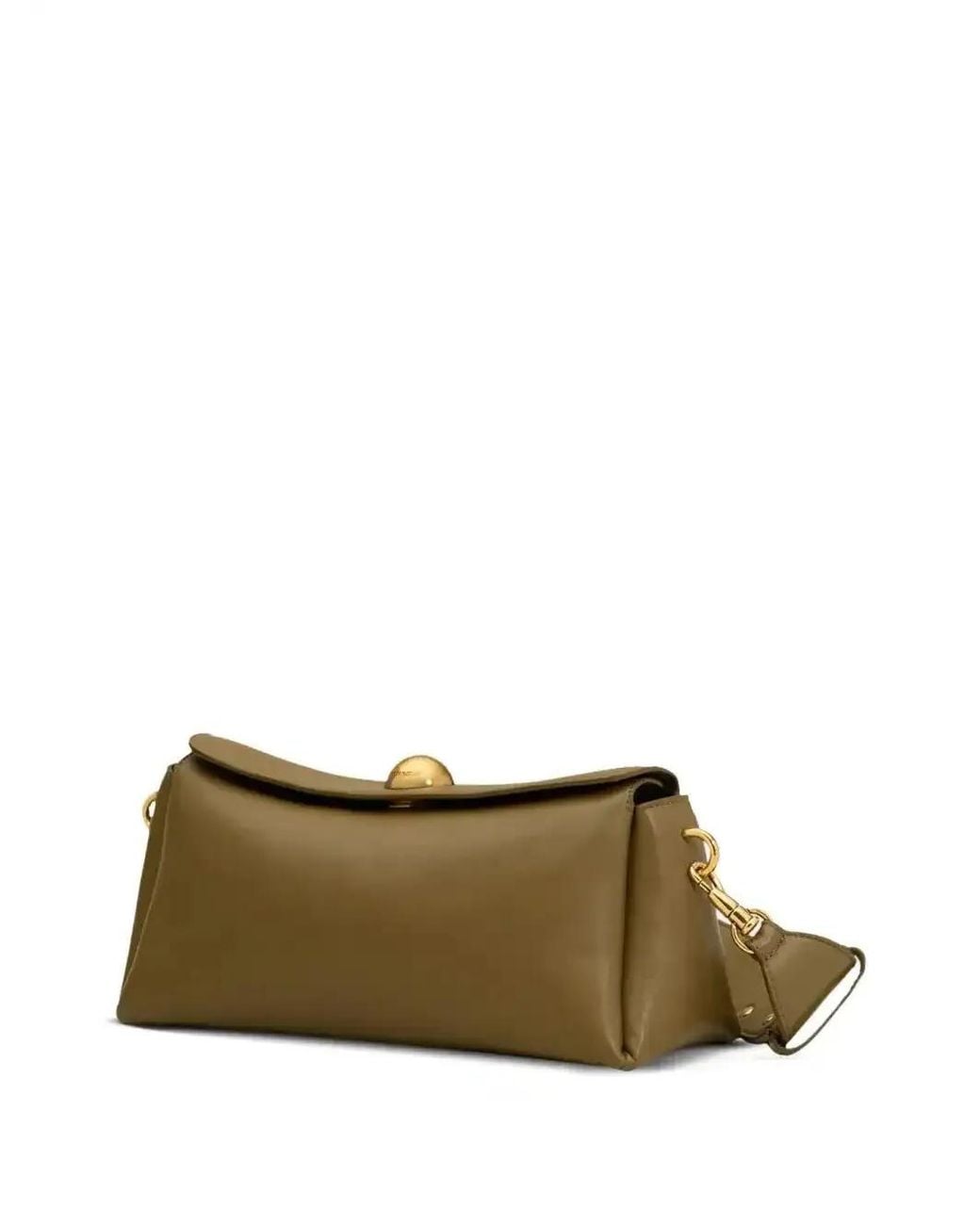 AMI Brown Mini Carrousel Shoulder Bag
