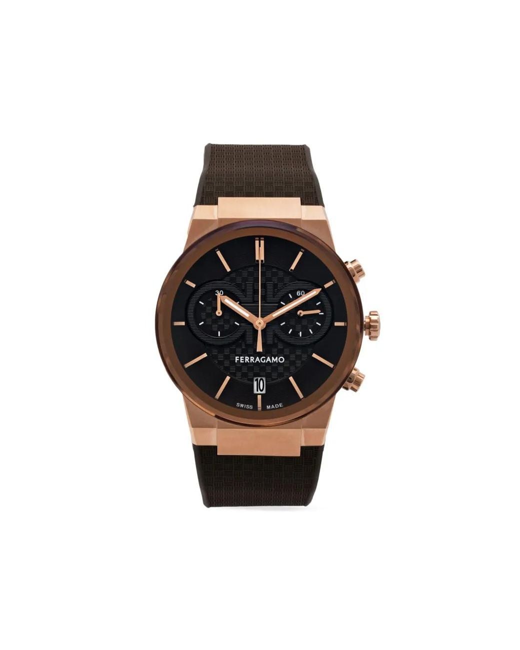 Ferragamo Black Sapphire Chrono 41Mm for men