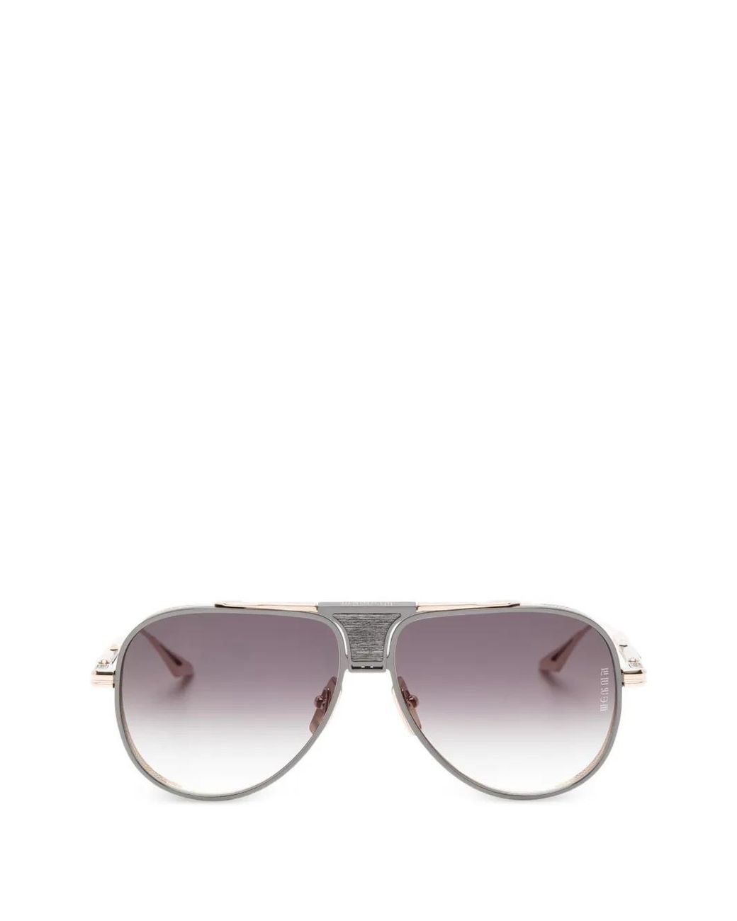Dita Eyewear Metallic Lunettes De Soleil À Monture Pilote