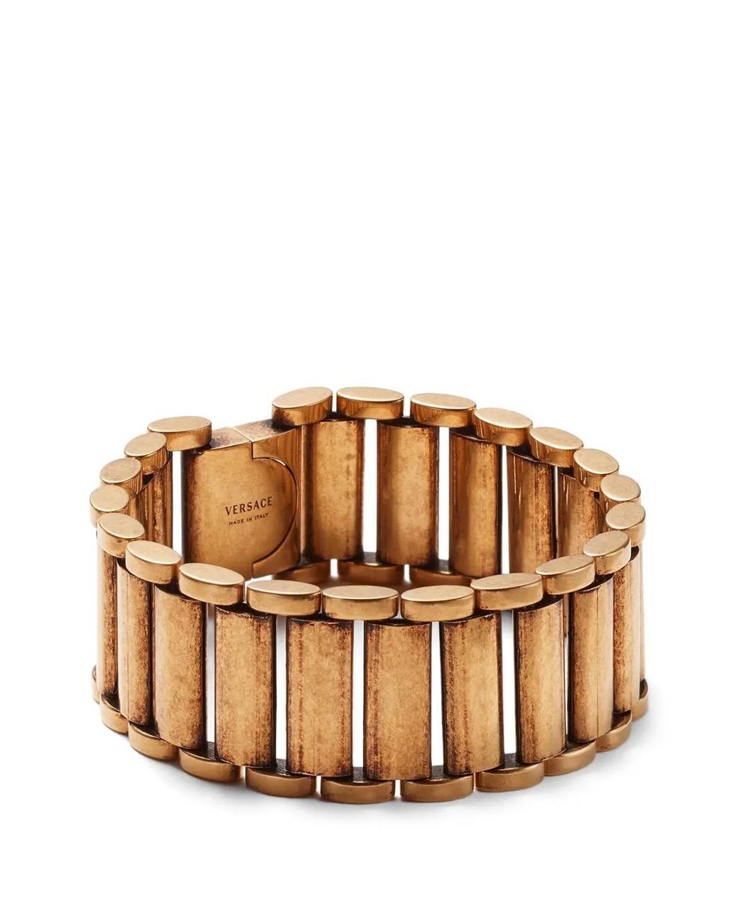 Bracelet À Maillons Versace en coloris Brown