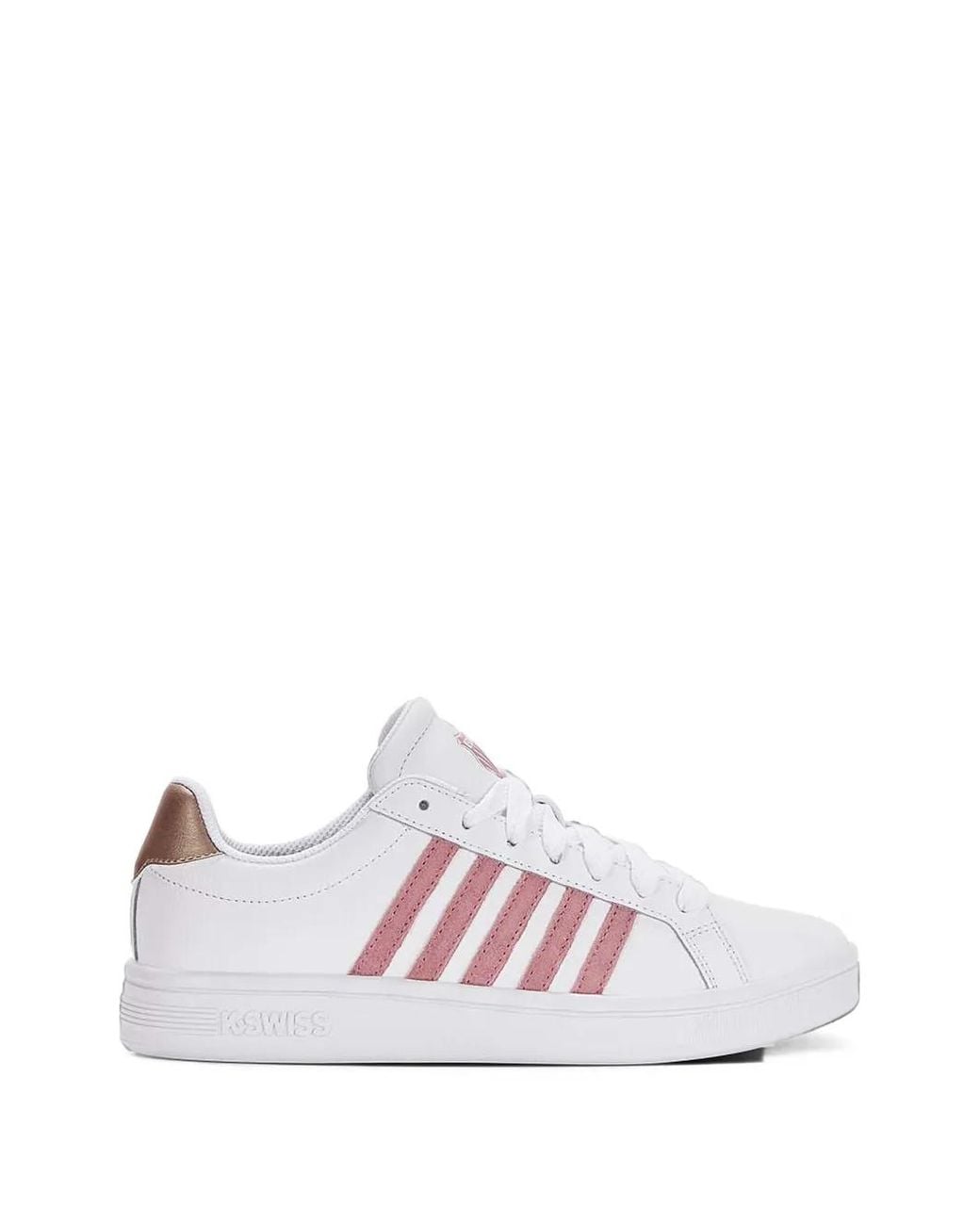 K-swiss Pink Stripe-Detail Sneakers