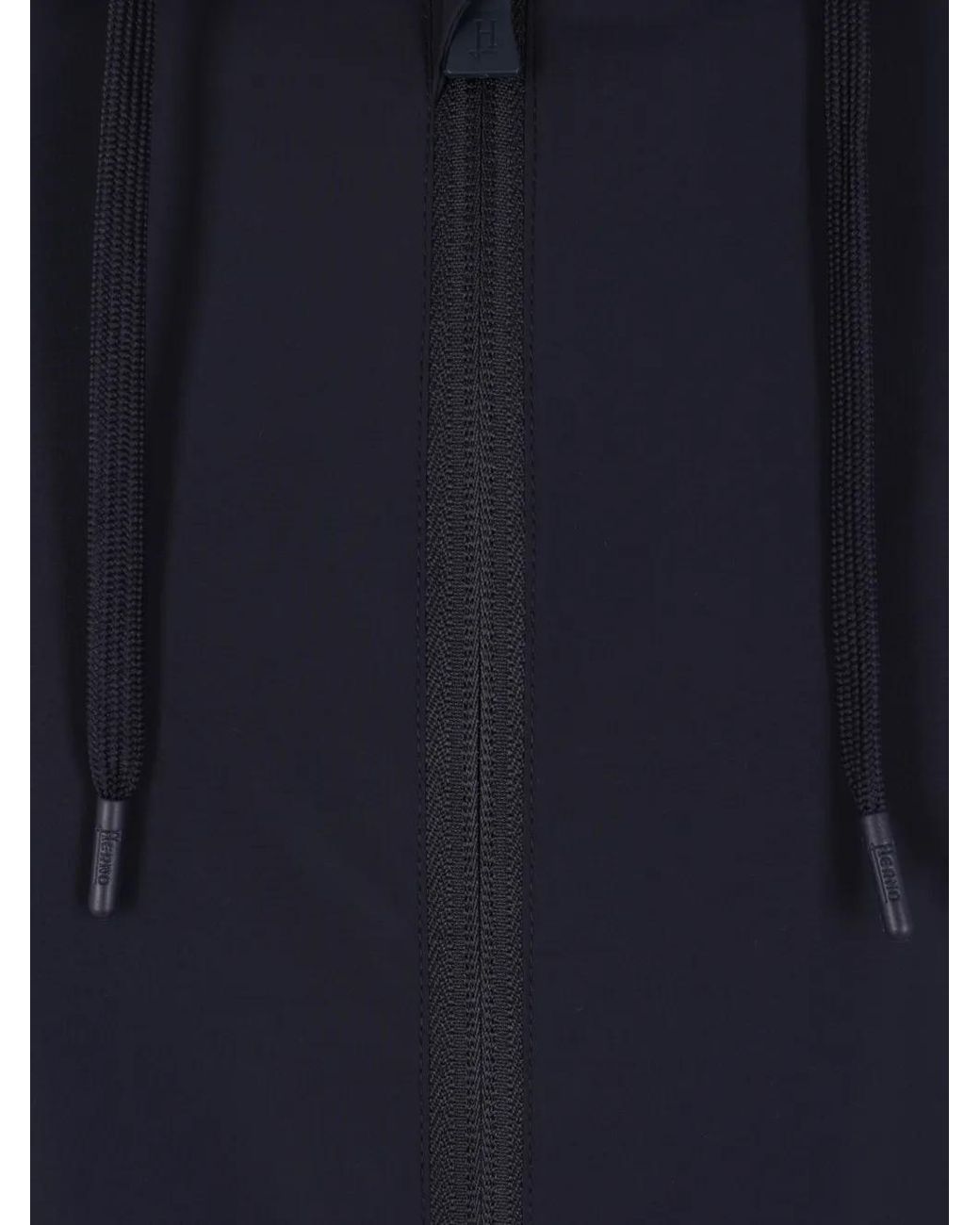 Abrigo Con Cremallera Y Capucha Herno de hombre de color Blue