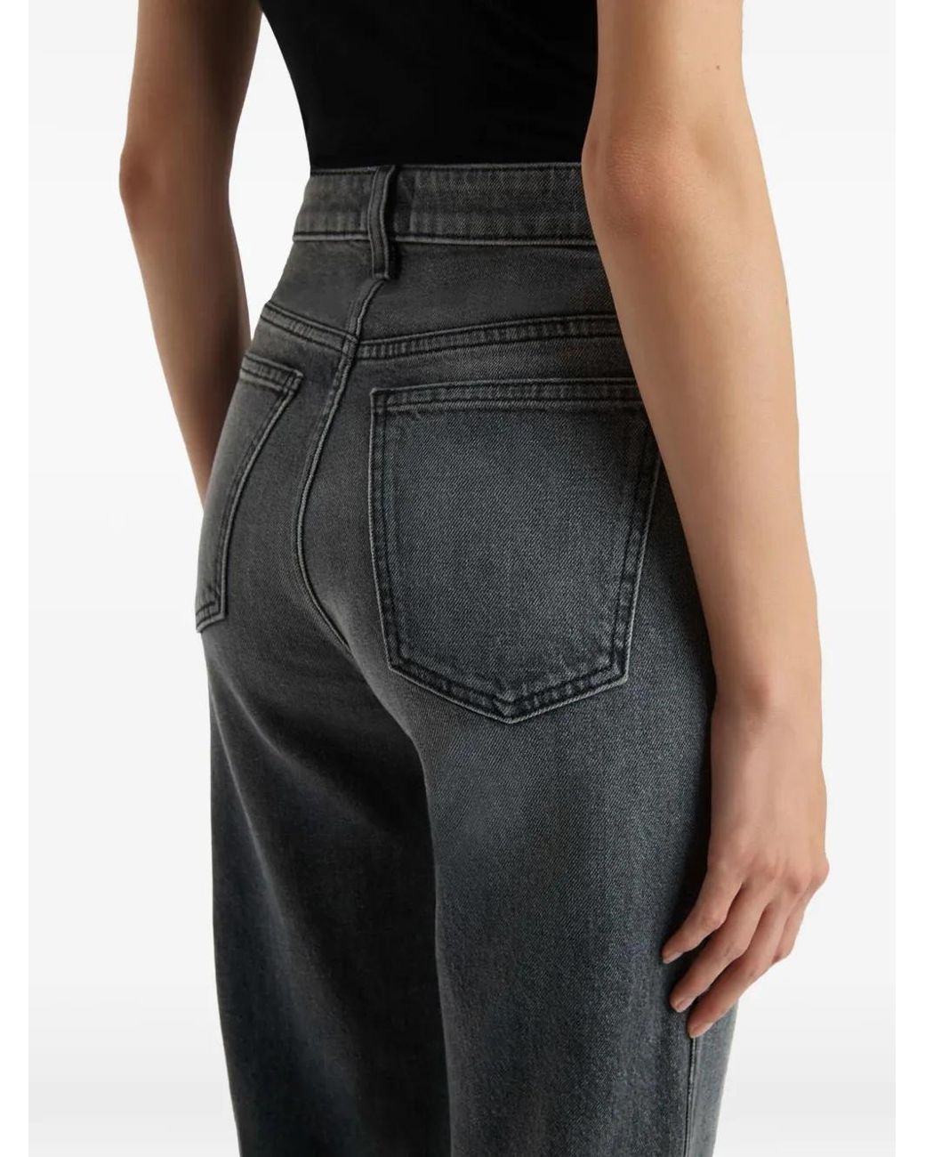 Khaite Blue Danielle Straight Jeans