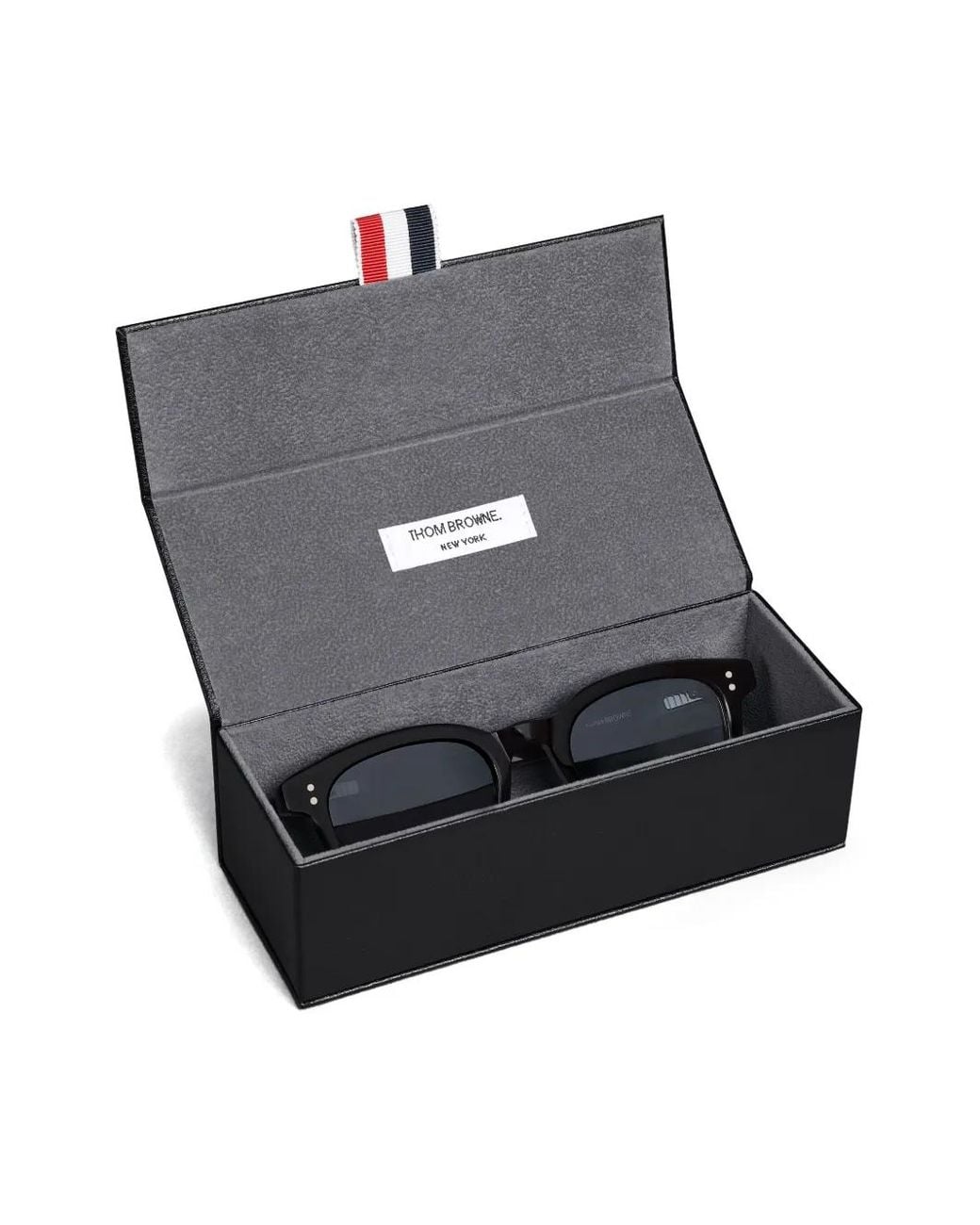 Thom Browne Black Square-Frame Sunglasses
