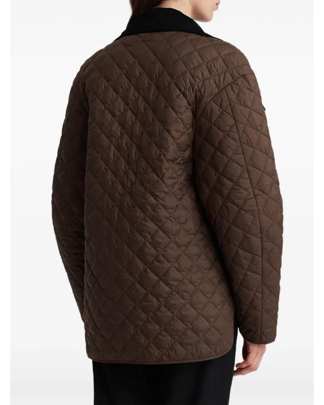 Anna Quan Brown Morandi Quilted Jacket