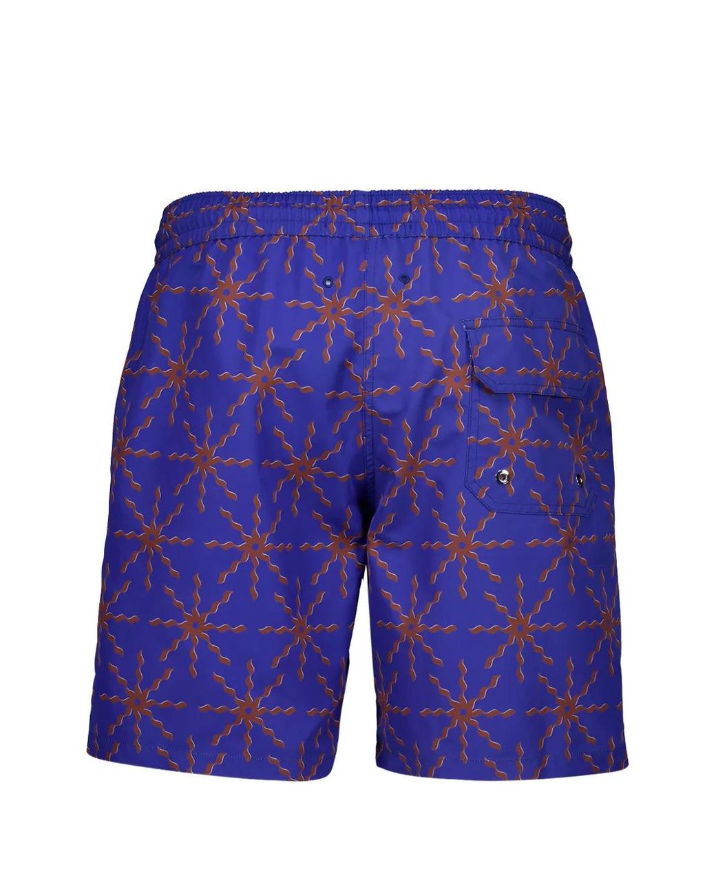 Frescobol Carioca Blue Santos Board O Sol Swim Shorts for men