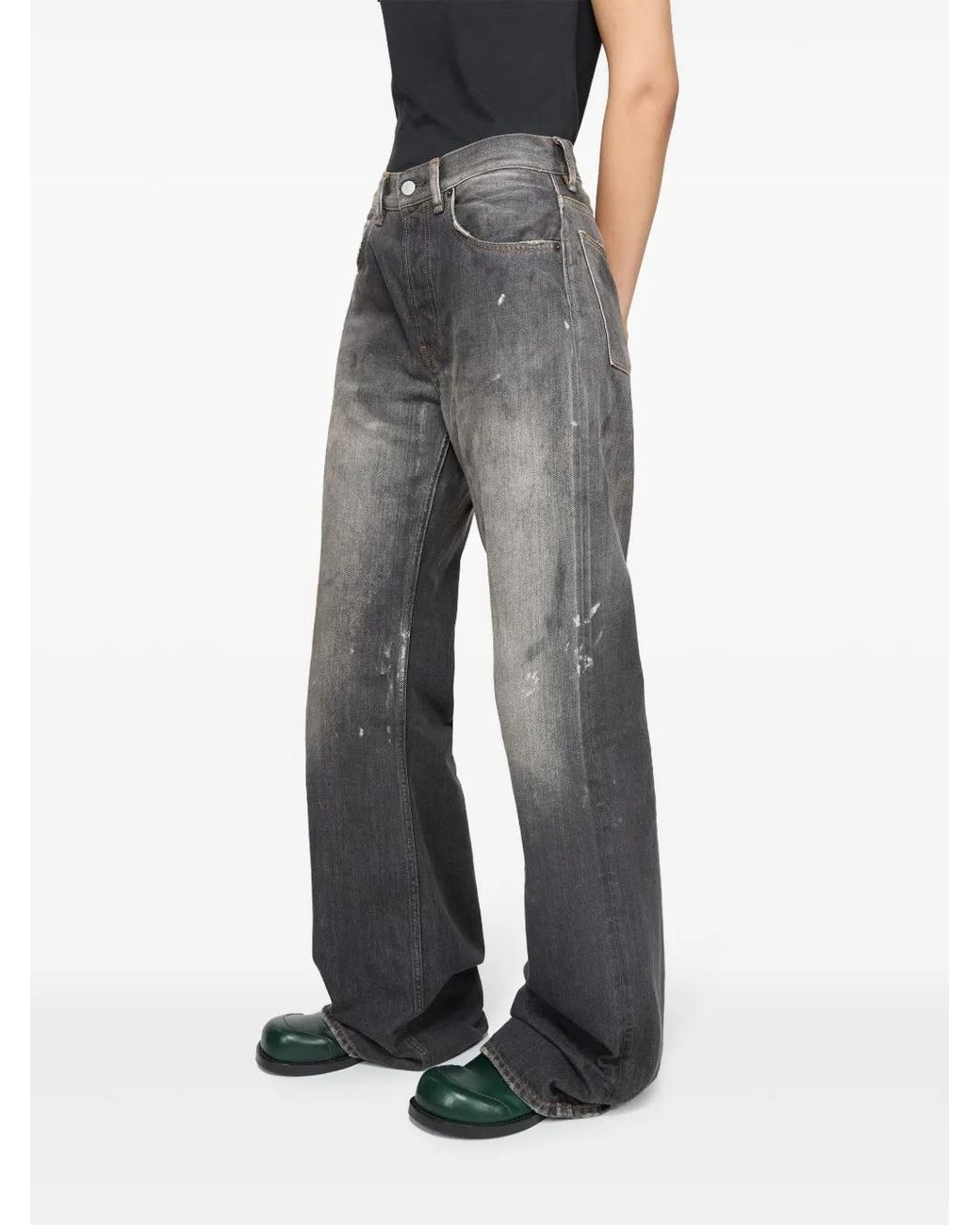 Acne Gray Regular Jeans
