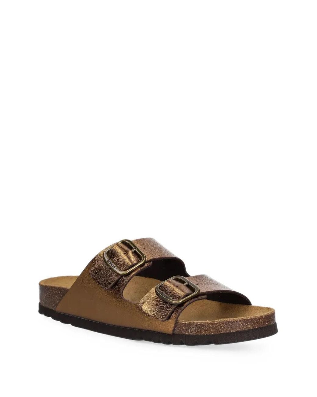 Scholl Brown Sandales Plates Josephine