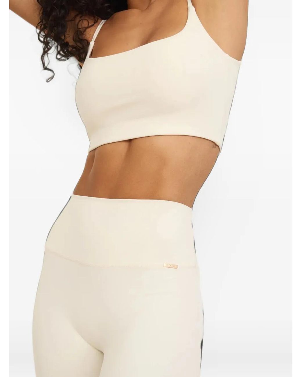 AMADAWEAR White Bonita High-Rise Leggings