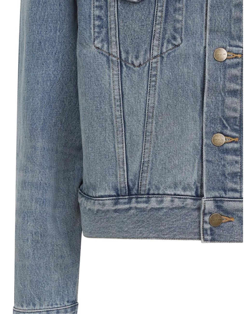 Fear Of God Blue Button-Fastening Denim Jacket for men