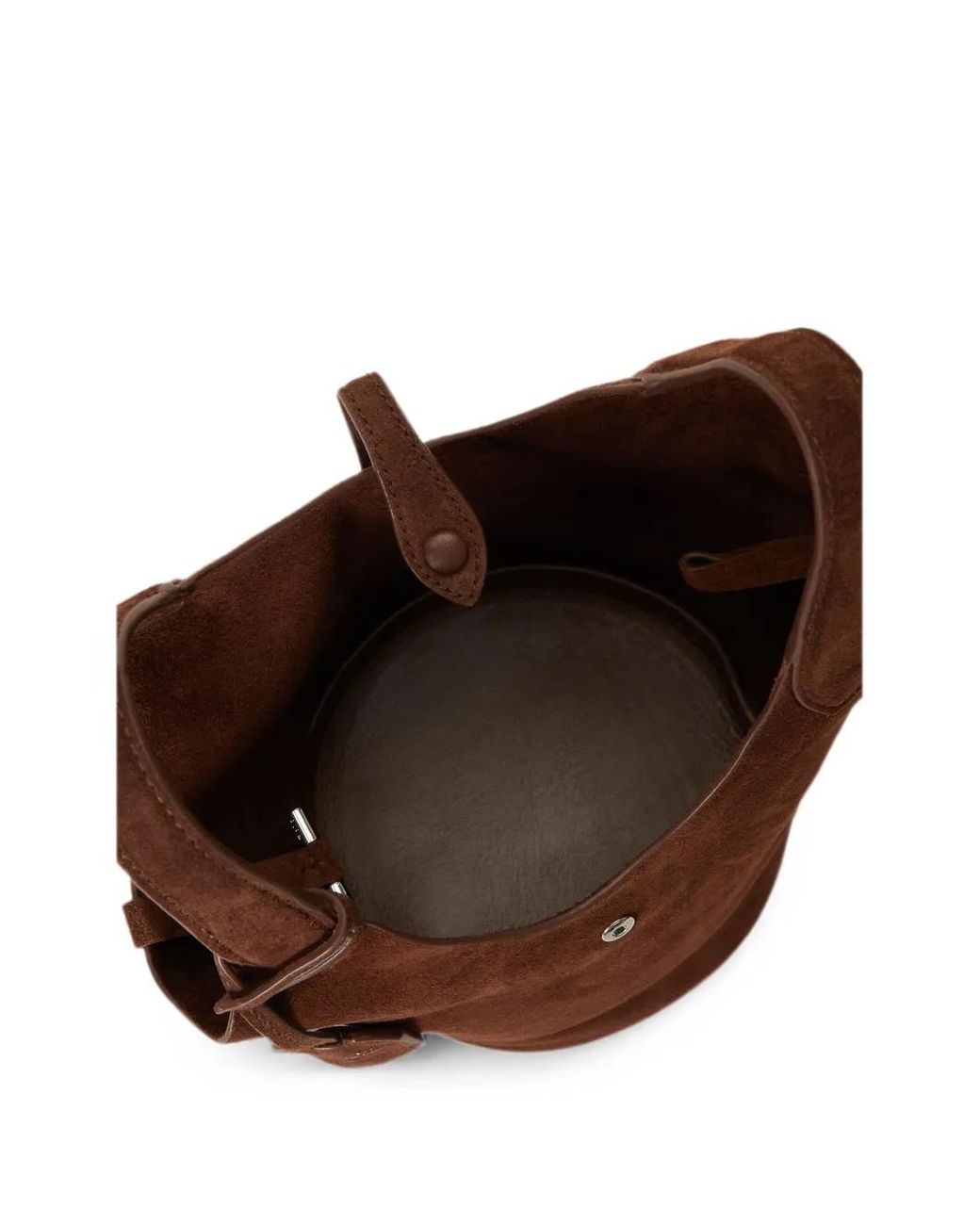 Polo Ralph Lauren Brown Tote Bag Calf Suede
