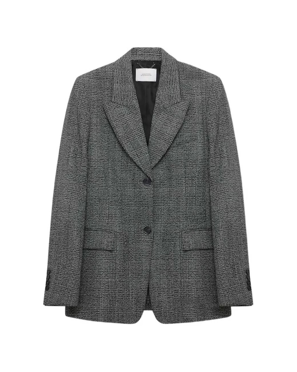 Dorothee Schumacher Gray Blazer À Carreaux