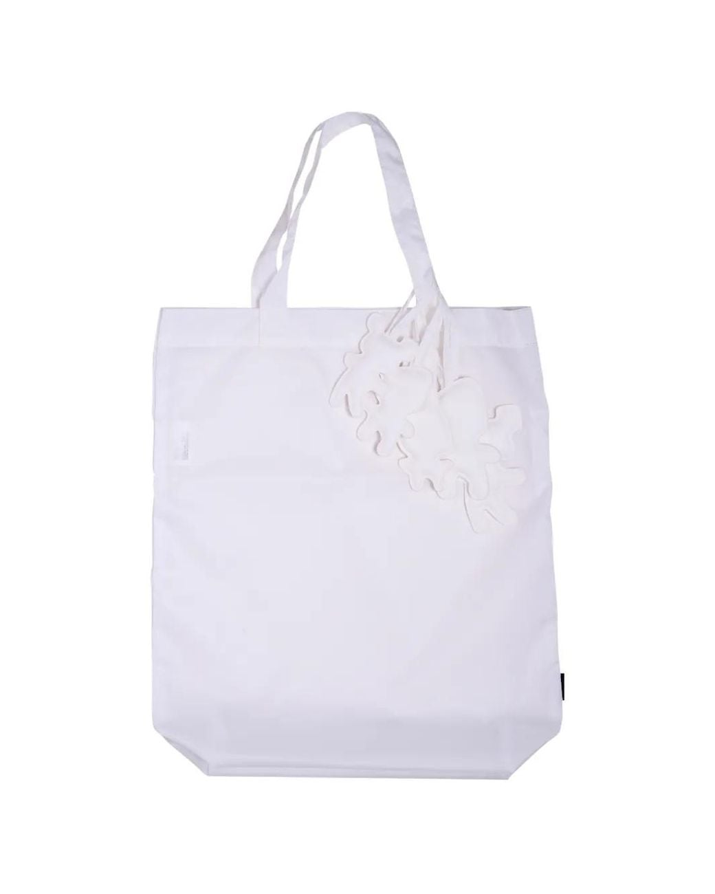 Comme des Garçons White Sac Cabas À Détail D'Appliqué for men