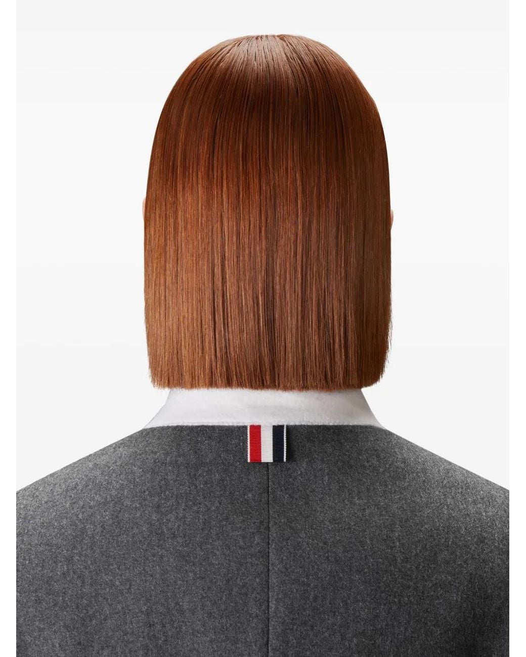 Thom Browne Gray Solid Wool Flannel Cocoon Sportcoat