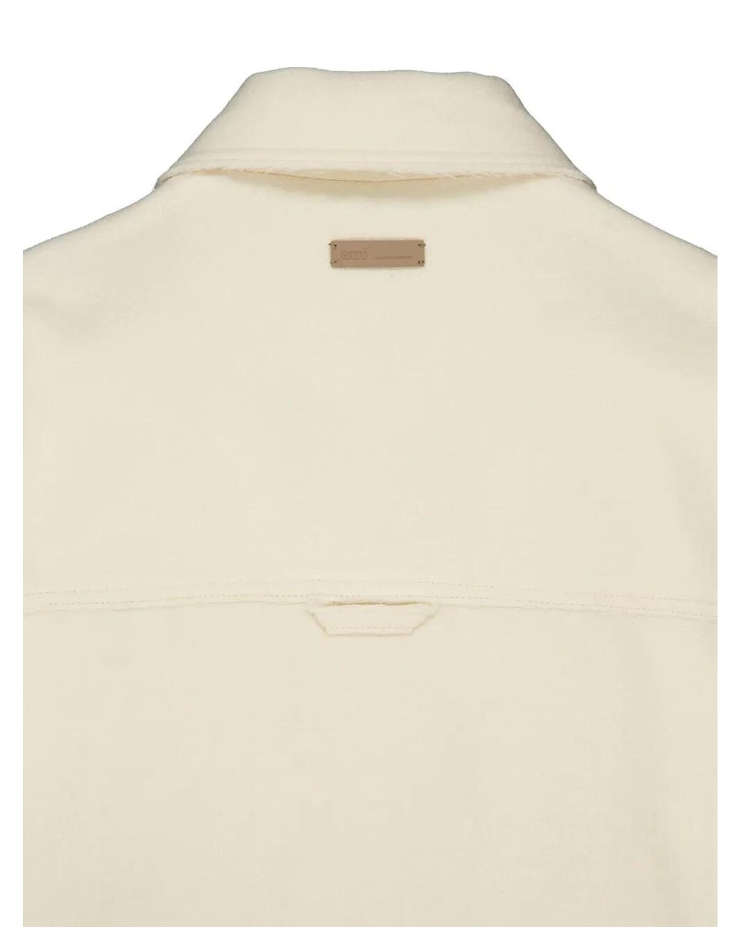 AMI White Jacke Aus Wolle