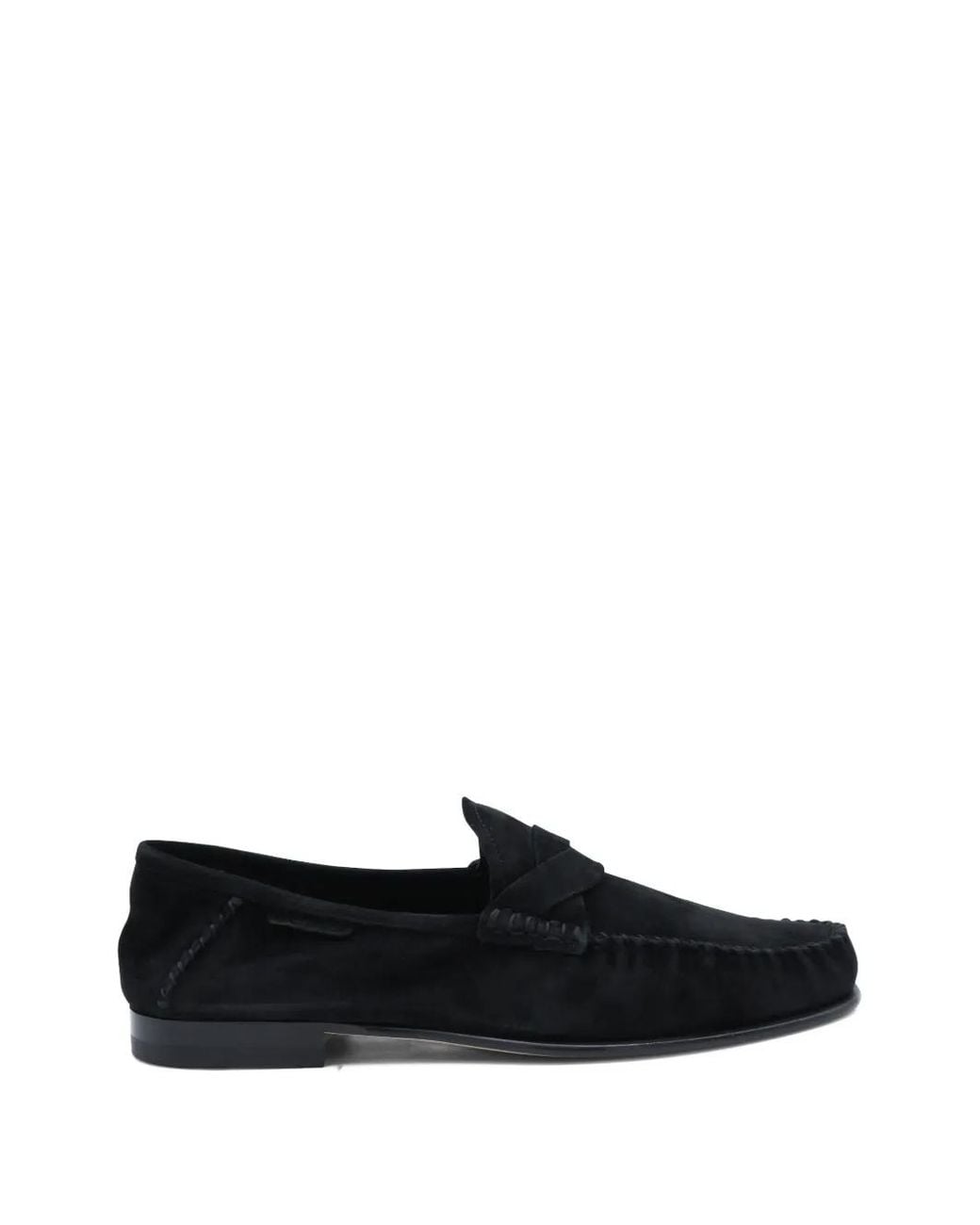 Tom Ford Black Suede Twisted Band Ripley Loafers for men