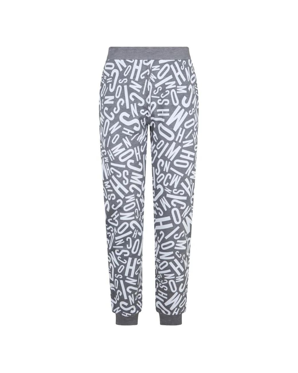 Moschino Blue Pantalon De Jogging À Logo Imprimé