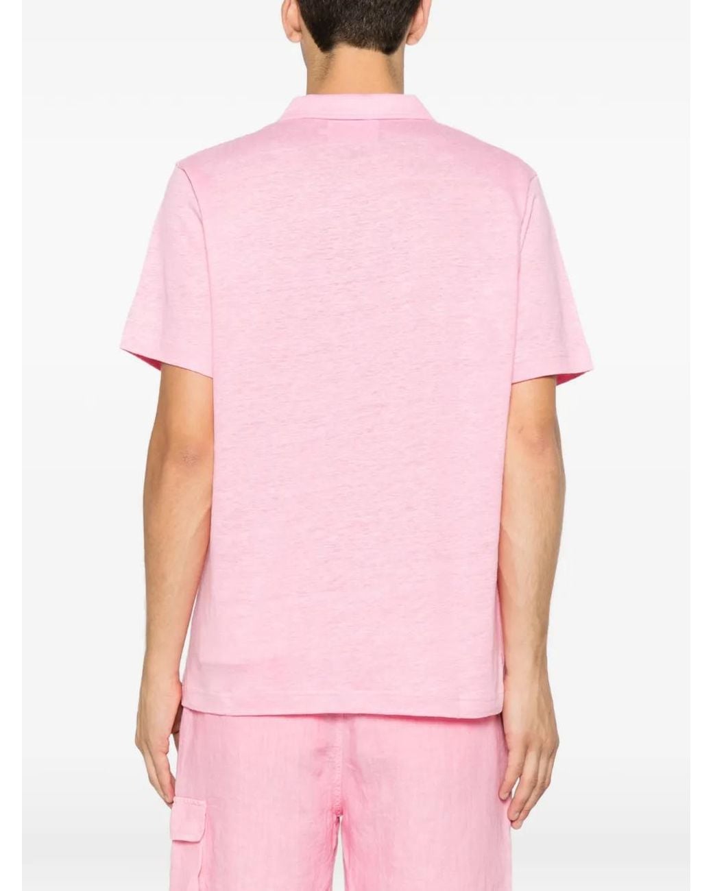 Mc2 Saint Barth Pink Short-Sleeve T-Shirt for men