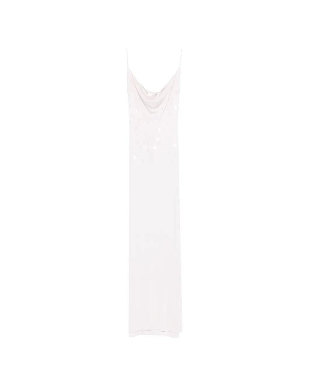 AYA MUSE White Lila Strapless Maxi Dress
