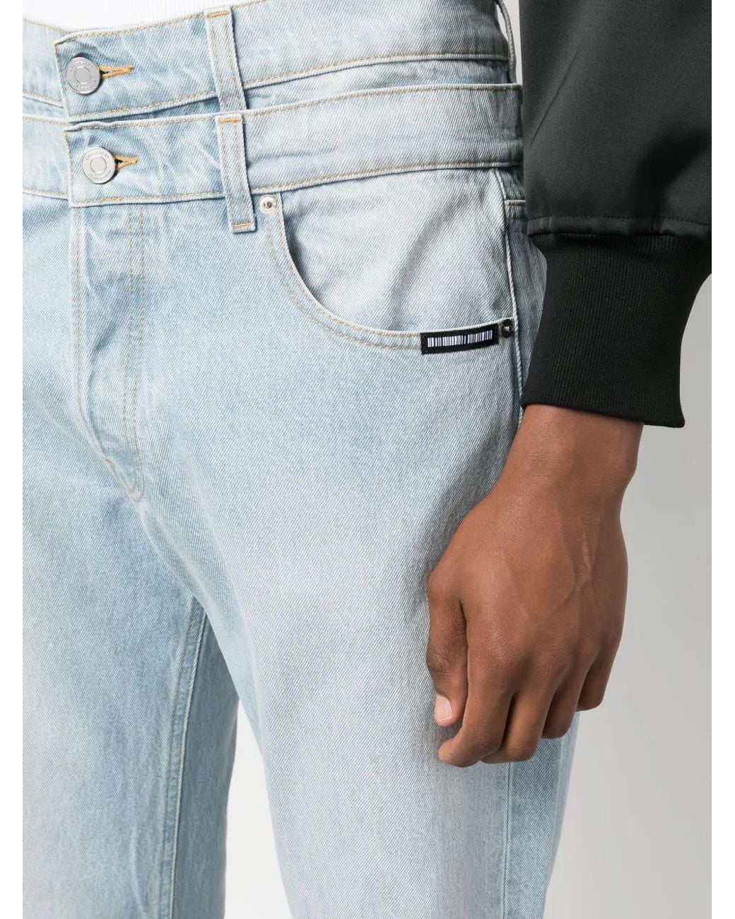 VTMNTS Straight Jeans in het Blue voor heren