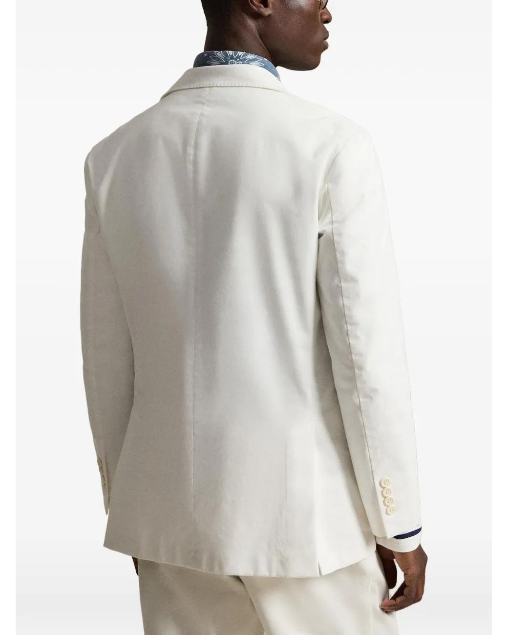 Polo Ralph Lauren White Unconstructed Modern Fit Jacket for men
