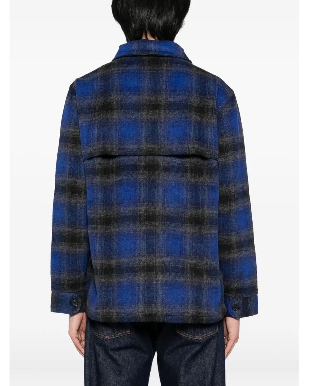 Chaqueta Mackinaw Stan Ray de hombre de color Blue