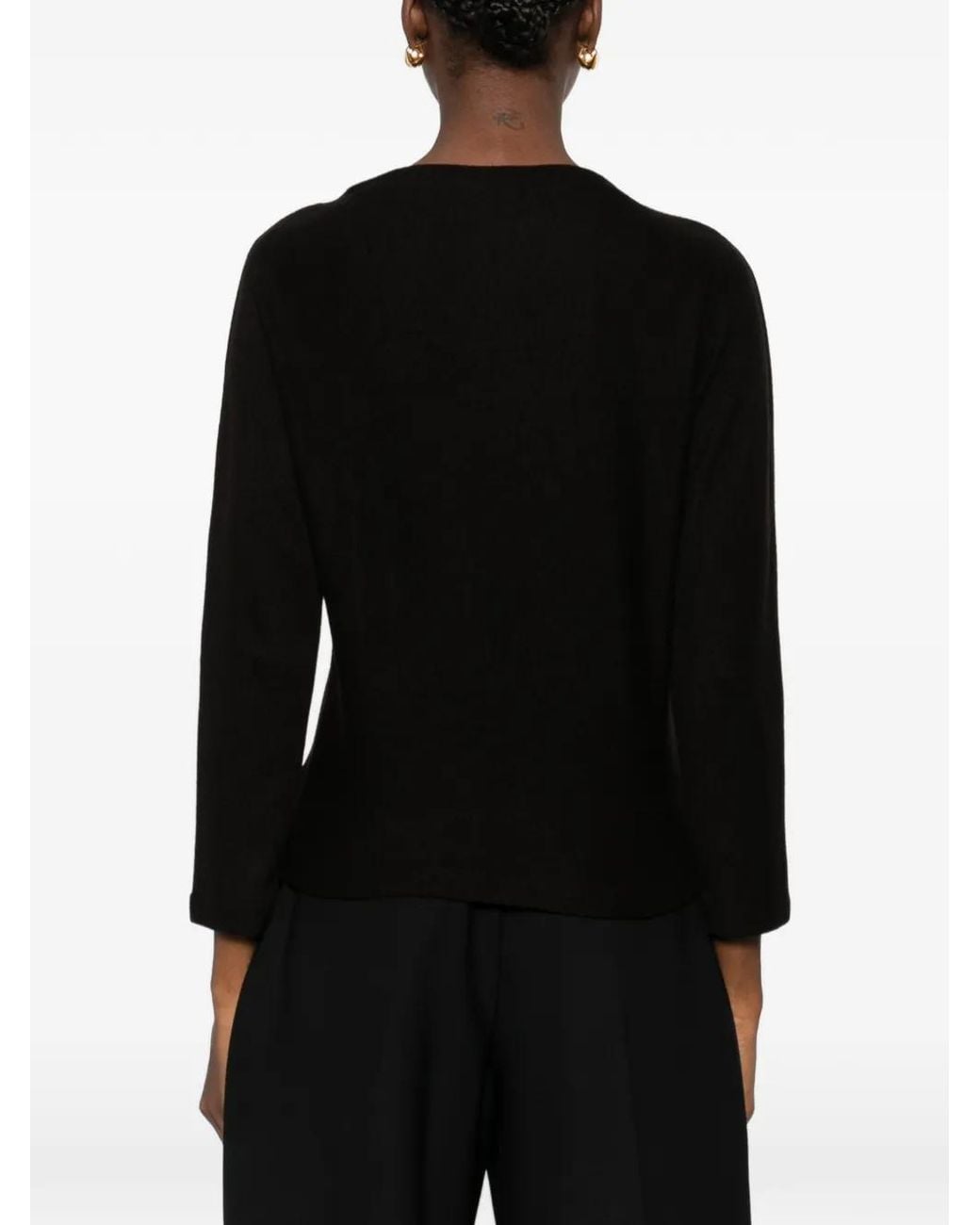 Vince Black Long-Sleeves Pullover