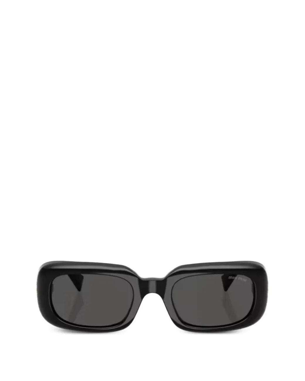 Miu Miu Black Square-Frame Sunglasses