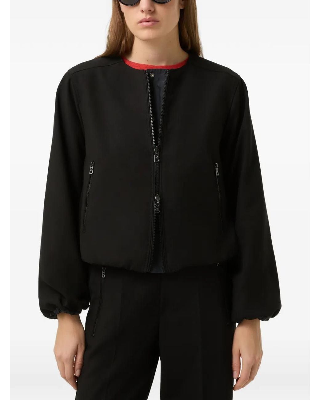 Bogner Black Yuma Reversible Bomber Jacket
