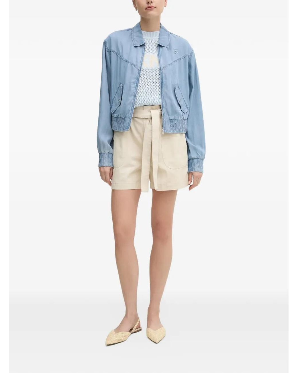 DKNY Blue Zip-Up Jacket