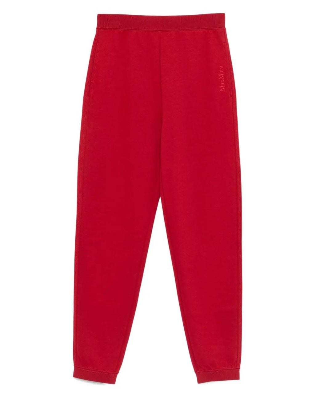 Max Mara Embroidered-Logo Track Pants