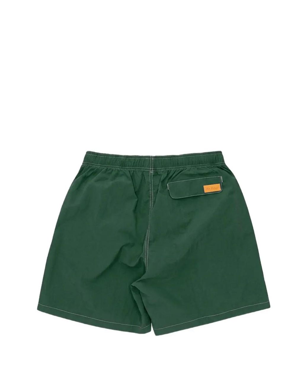 Fortela Green Doyle Contrast-Stitch Swim Shorts for men