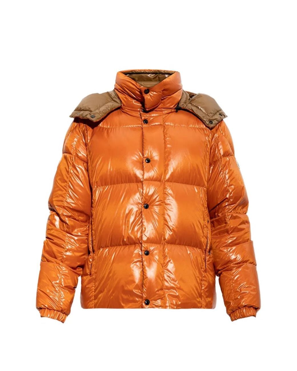 Moncler Orange Parana Puffer Jacket for men