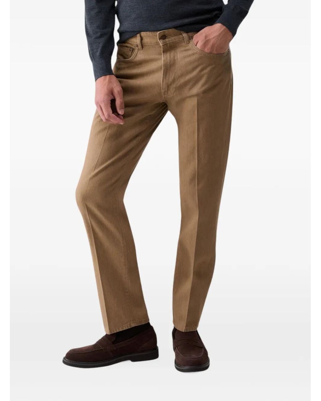 Liu Jo Natural Straight-Leg Trousers Regular Fit for men