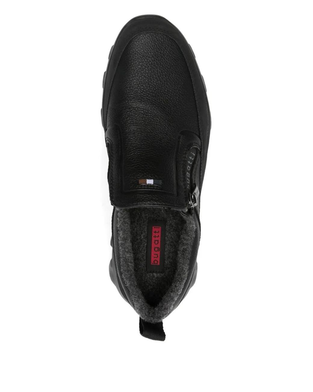 Bugatti Black Zip-Up Sneakers for men