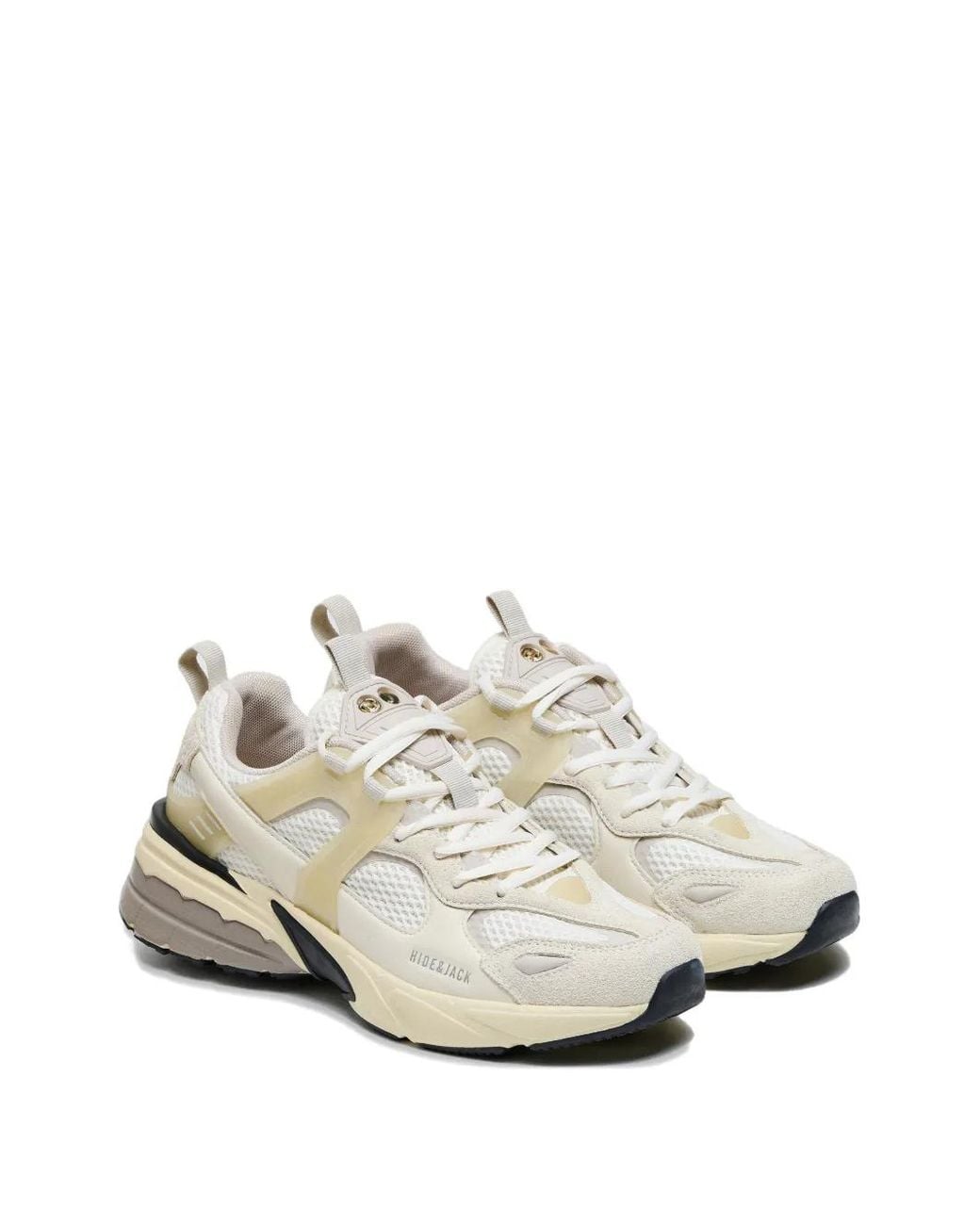 HIDE & JACK White Running 2000 Panelled Sneakers
