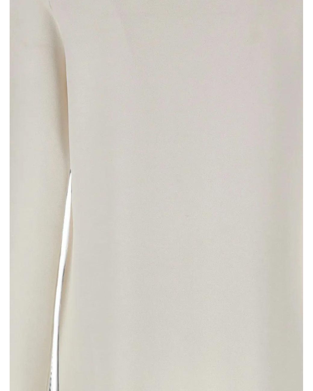 Kangra White Straight-Cut Snap-Button Coat