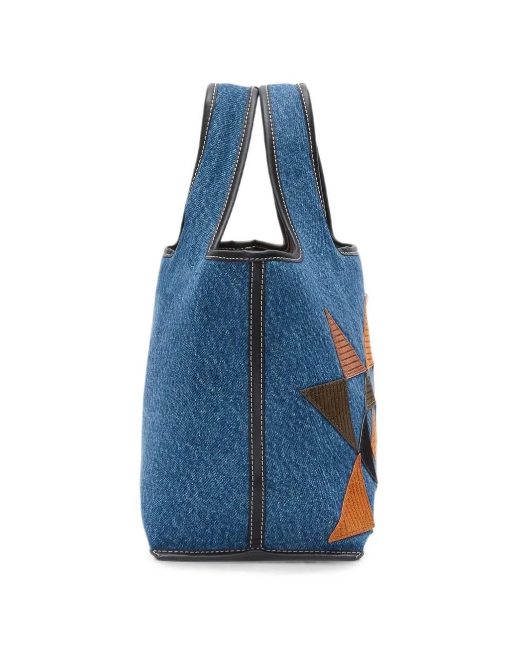 3.1 Phillip Lim Blue Mini Market Quilted Tote Bag