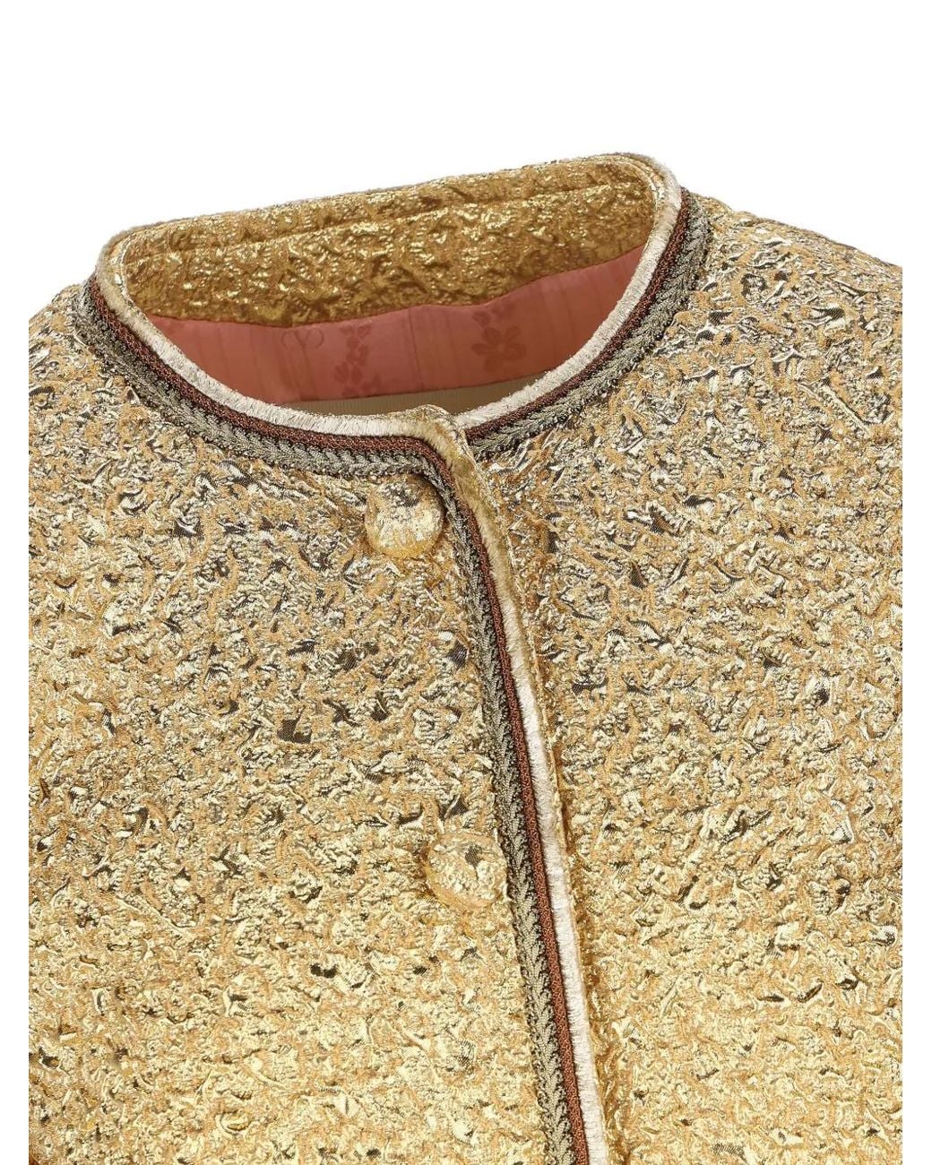 Valentino Garavani Natural Jacquard Cloque Caban