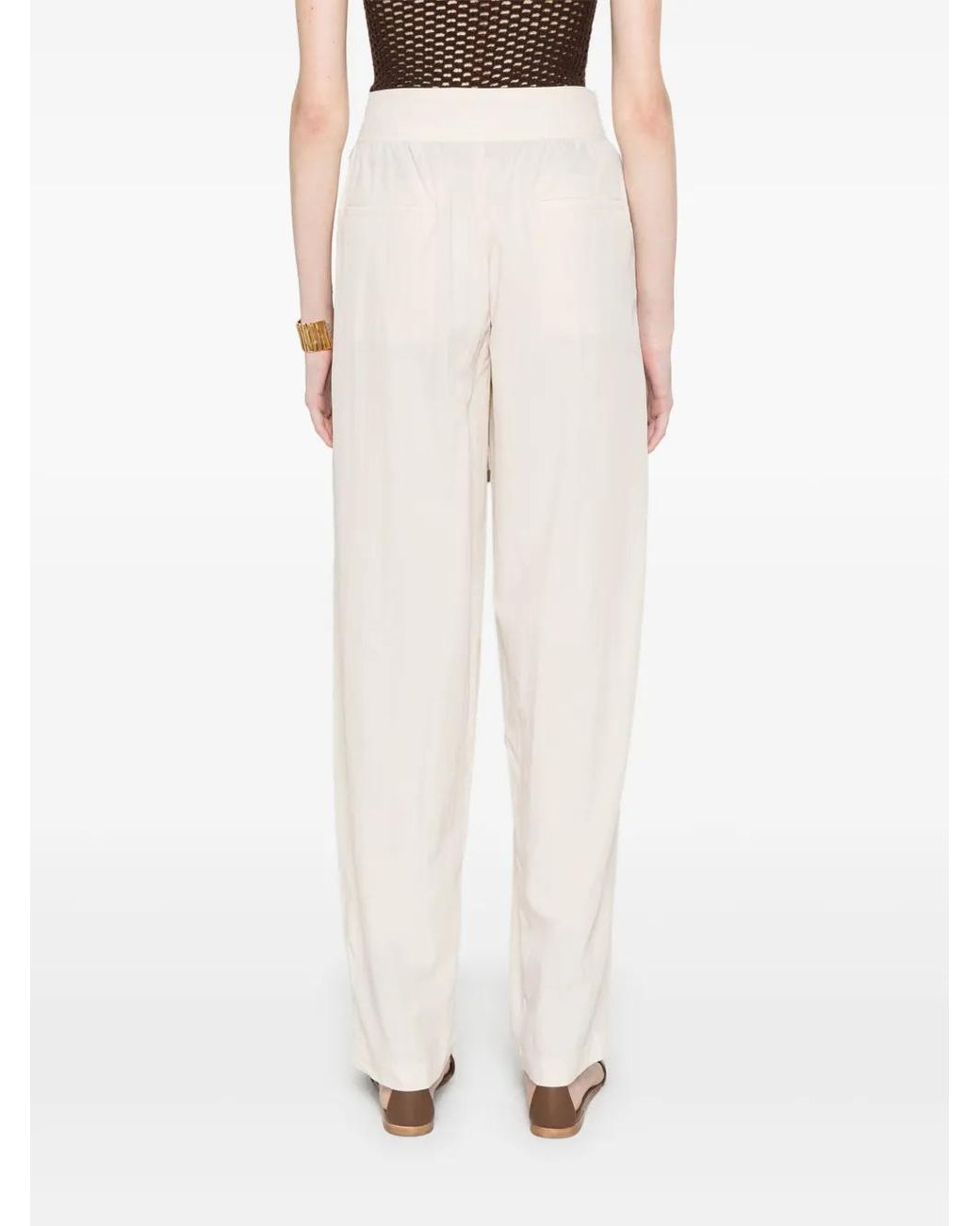 Isabel Marant White Gleen Trousers