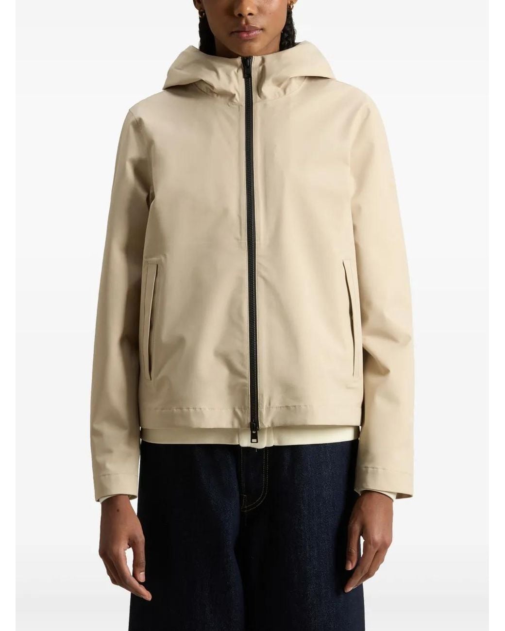 Woolrich Natural Hooded Jacket