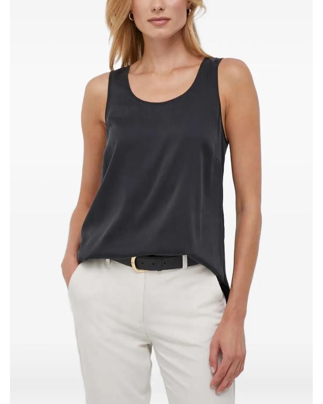 Mos Mosh Blue Scoop-Neck Tank Top