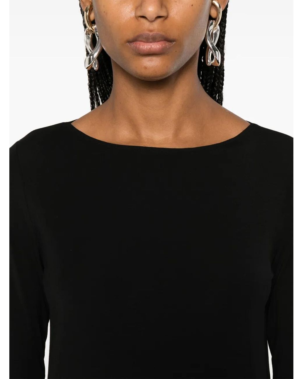 Wolford Black Longsleeves Pure Top